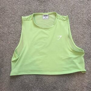 Gymshark Lime Green Crop top